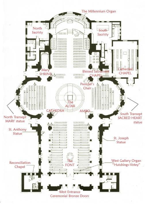 வரைபடம் St James cathedrales