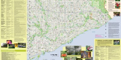 வரைபடம் தோட்டங்கள் ரொறன்ரோ கிழக்கு