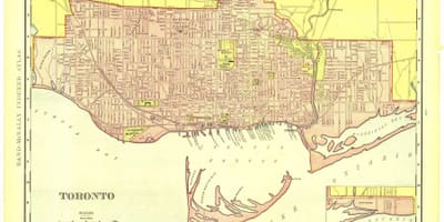 வரைபடம் வரலாற்று ரொறன்ரோ