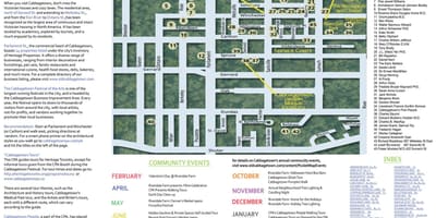 வரைபடம் Cabbagetown நிகழ்வுகள் ரொறன்ரோ