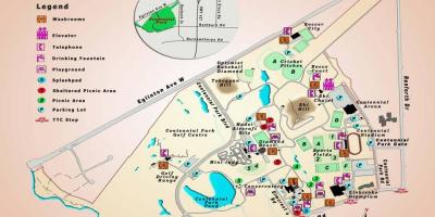 வரைபடம் Centennial Park கிரீன்ஹவுஸ் ரொறன்ரோ