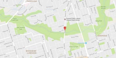 வரைபடம் Dawes road Toronto