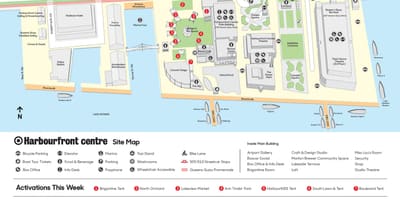 வரைபடம் Harbourfront நிலையம் பார்க்கிங்