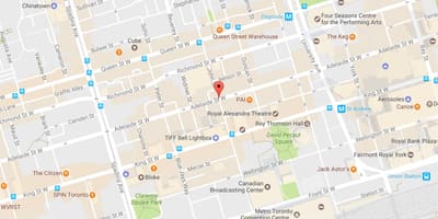 வரைபடம் John street ரொறன்ரோ