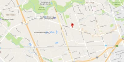 வரைபடம் Rexdale boulevard ரொறன்ரோ