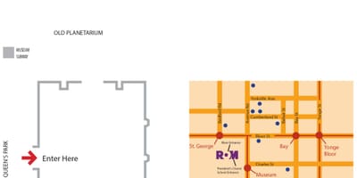 வரைபடம் Royal Ontario Museum பார்க்கிங்