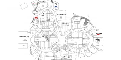 வரைபடம் Sherway தோட்டங்கள் நிலை 1