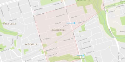 வரைபடம் Summerhill அக்கம் ரொறன்ரோ