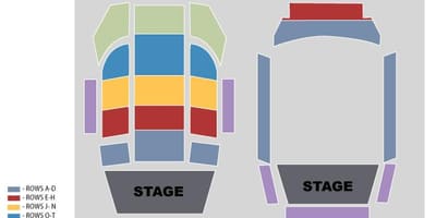 வரைபடம் Toronto Centre for the Arts நிலைகள்