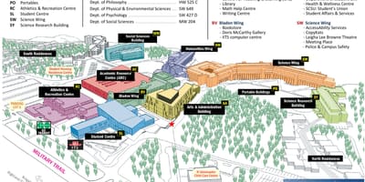 வரைபடம் university of Toronto Scarborough வளாகத்தில்