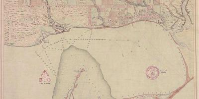 வரைபடம் நிலம் நியூயார்க், டொராண்டோ 1787-1884