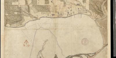 வரைபடம் நிலம் நியூயார்க், டொராண்டோ முதல் centure 1787-1884